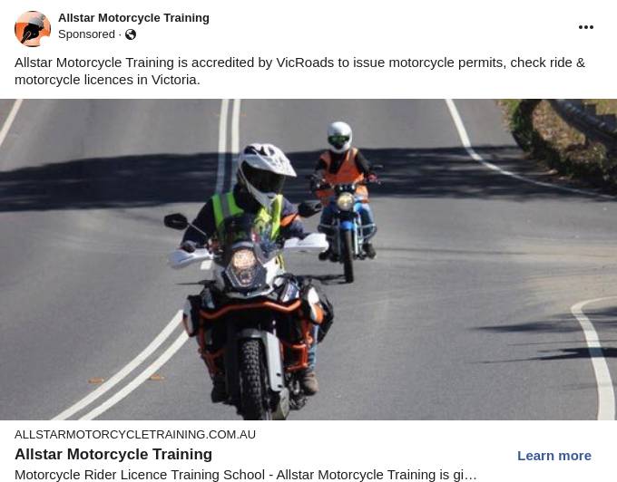 Learner Permit & Motorcycle Rider Licence Melbourne, Vic Allstar