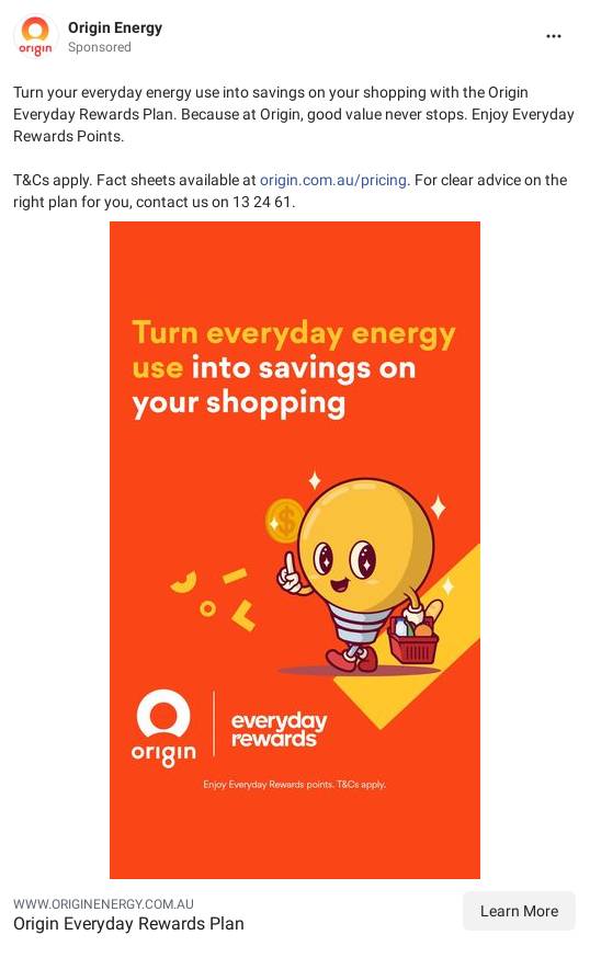 Origin Energy Ad