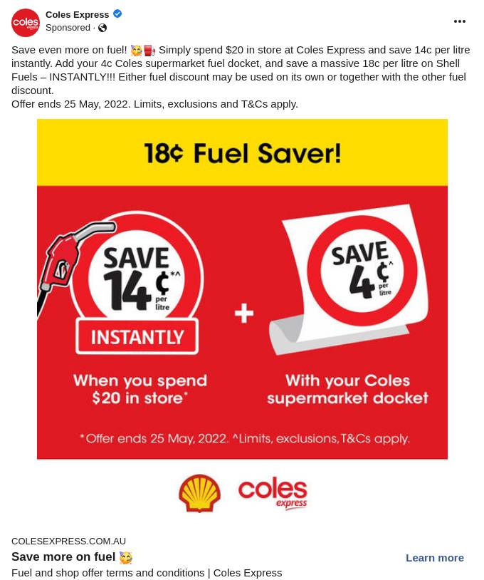 Coles Ad