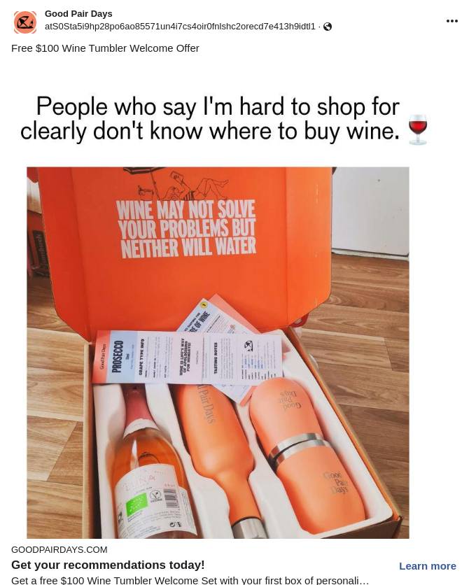 Good Pair Days Ad Bigdatr