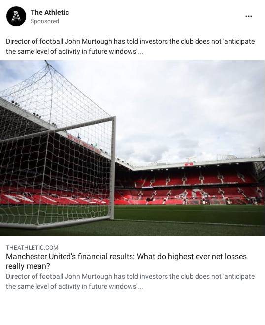 Manchester United’s financial results What do highest ever net losses