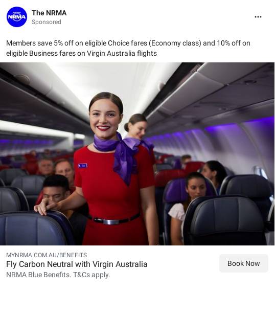 Virgin Australia Flights Save up to 10 The NRMA Ad