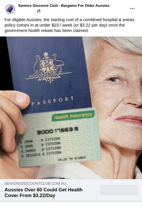 Seniors Discount Club Ad Bigdatr