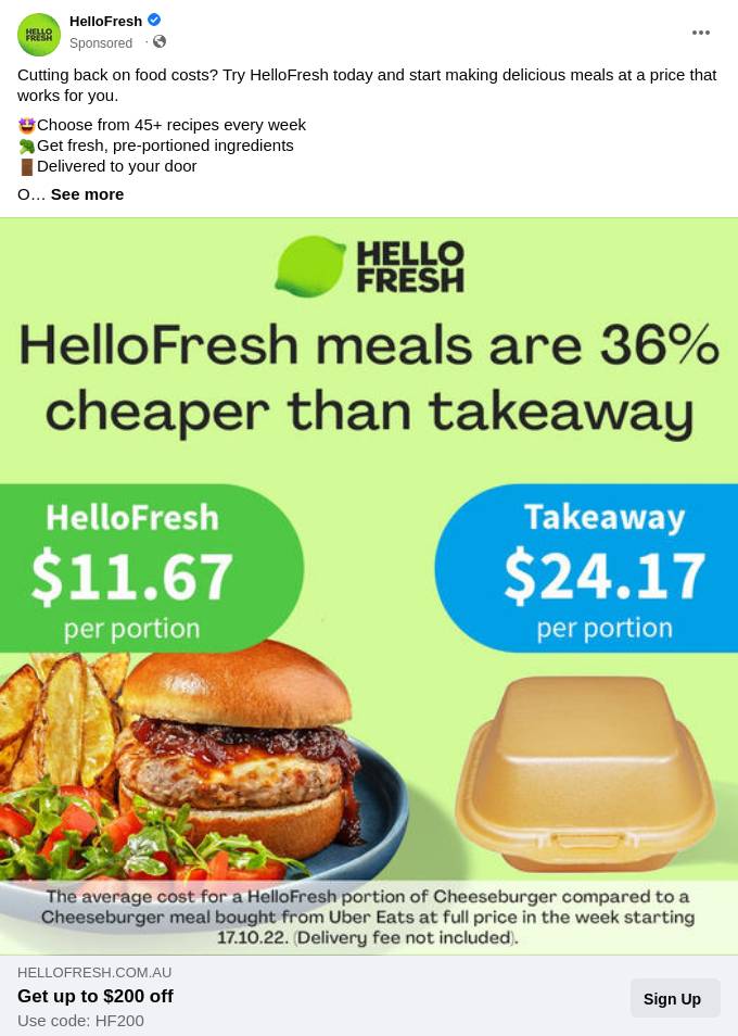 HelloFresh Fresh Ingredients Delivered Weekly Ad Bigdatr