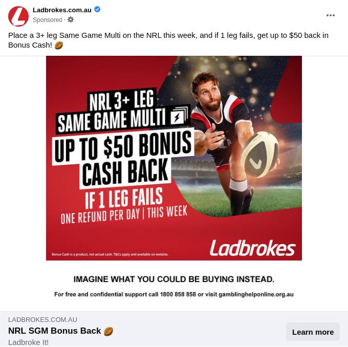 Ladbrokes Ad Bigdatr