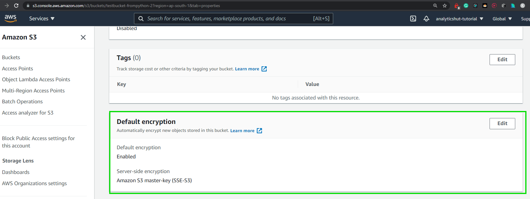 How to Manage S3 Bucket Encryption Using Python