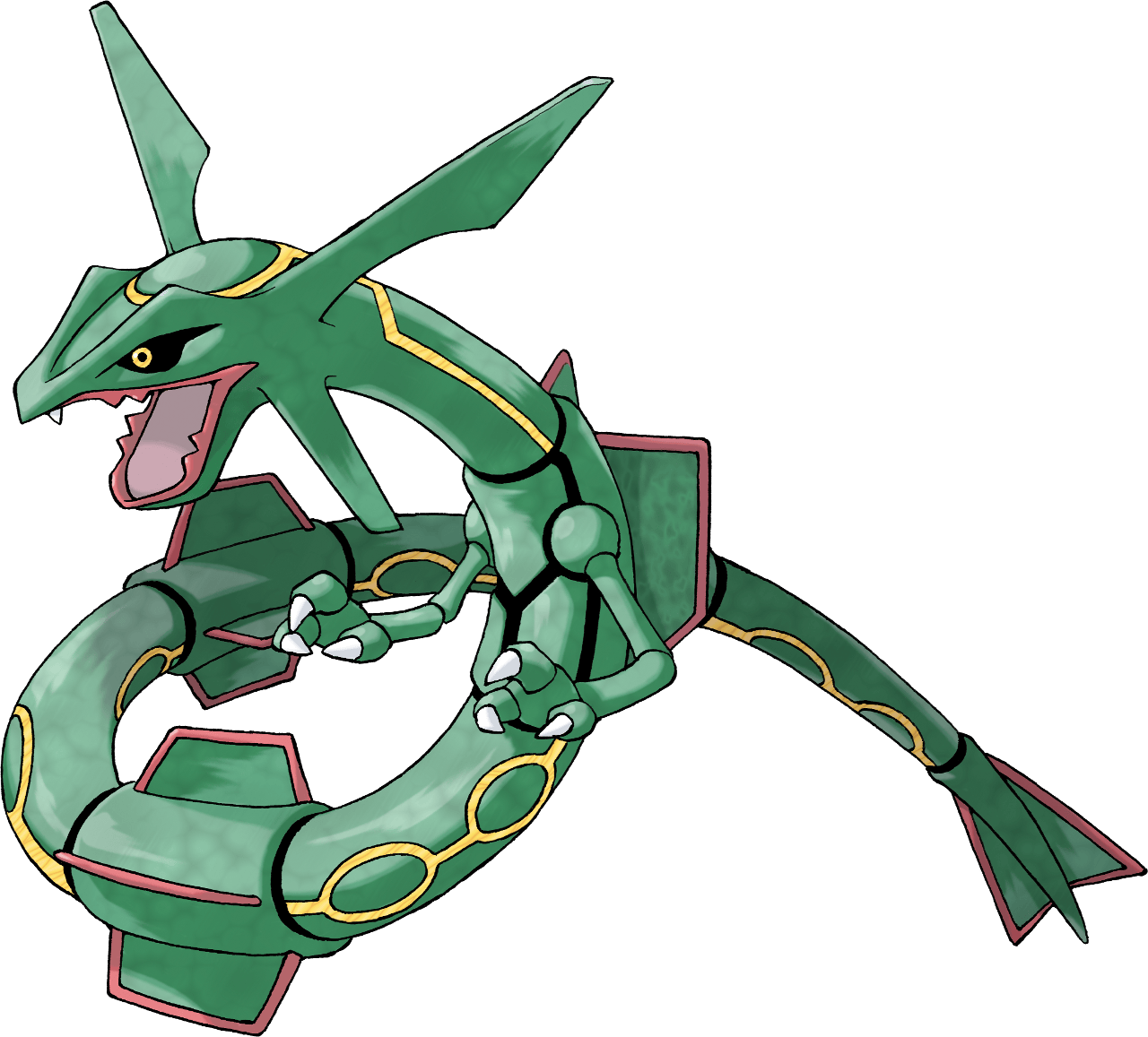 384 Rayquaza — Pokédex — Bisafans.de
