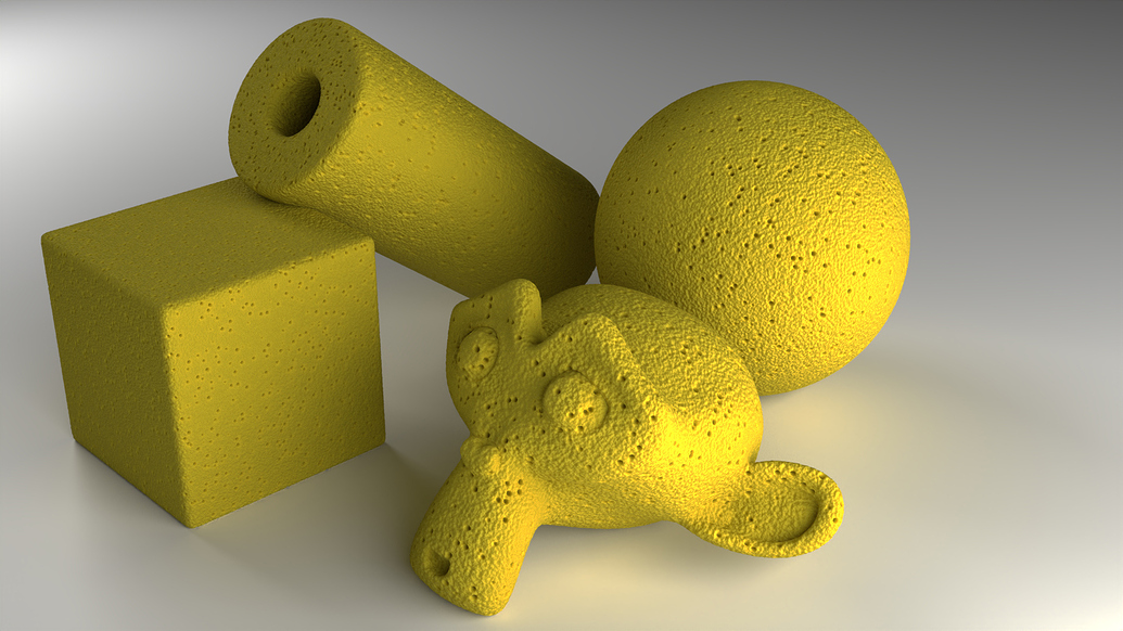 Sponge Material from Tutorial Blender Tests Blender Artists Community