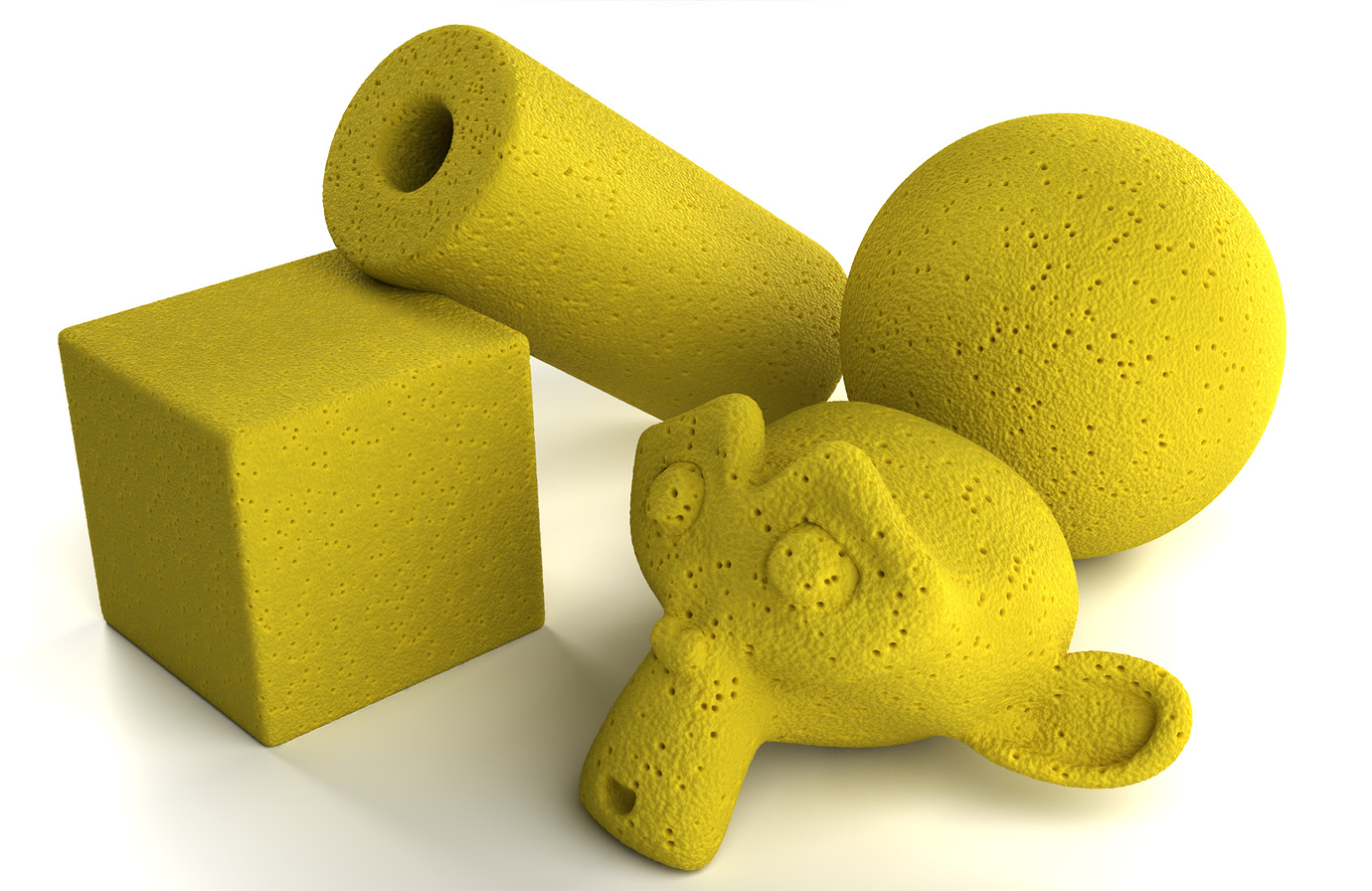 Sponge Material from Tutorial Blender Tests Blender Artists Community