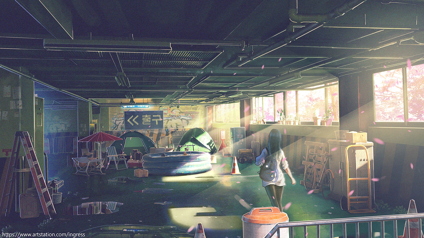 Anime background with blender Finished Projects Blender Artists