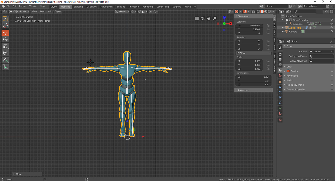Problems parenting an armature to the rig Animation and Rigging