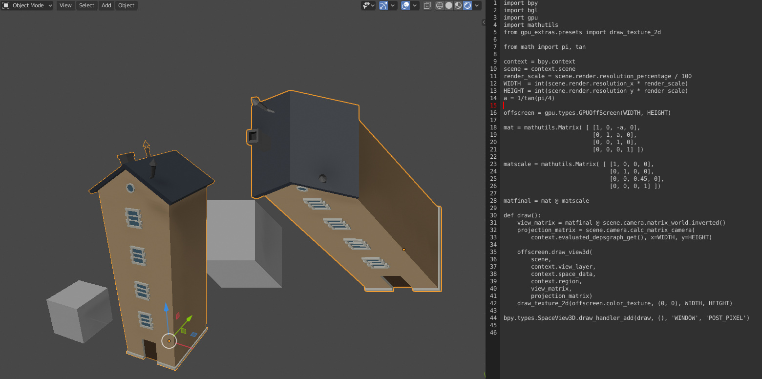 Help finding the right code for cameras Beginning Blender Code and
