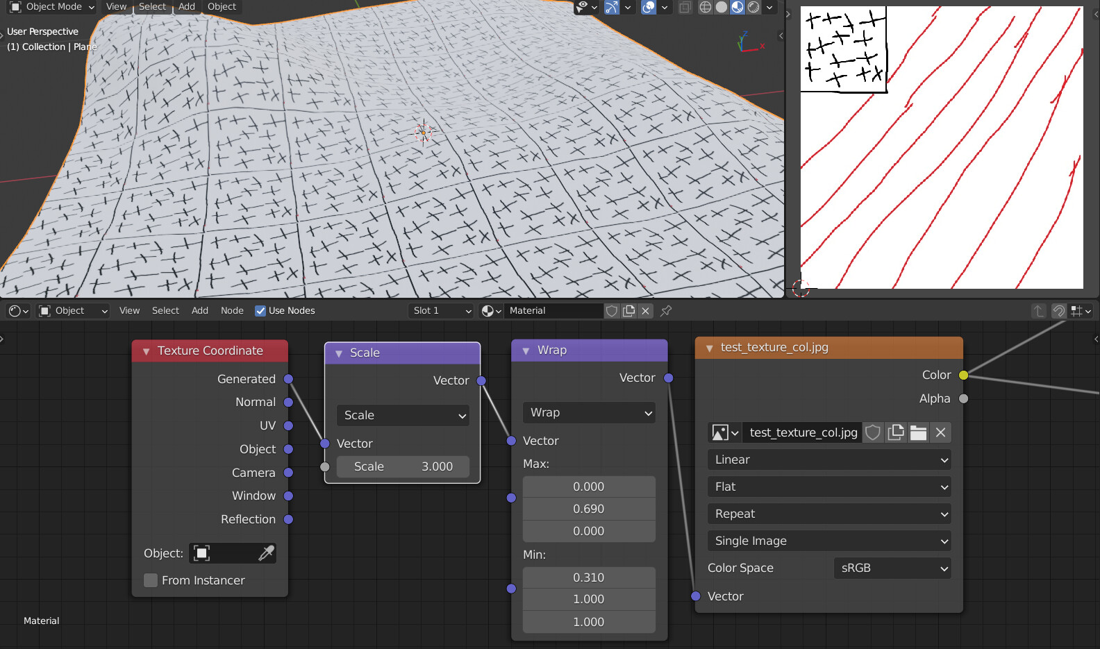 UV mapping repeat part of texture Materials and Textures Blender