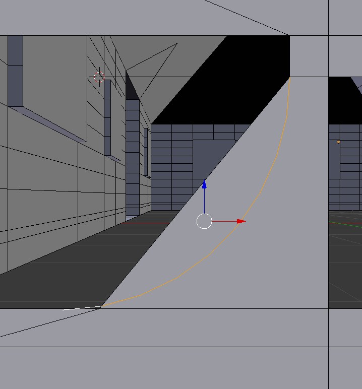 How to make curved edge (not beveled) Blender 2.79 Modeling