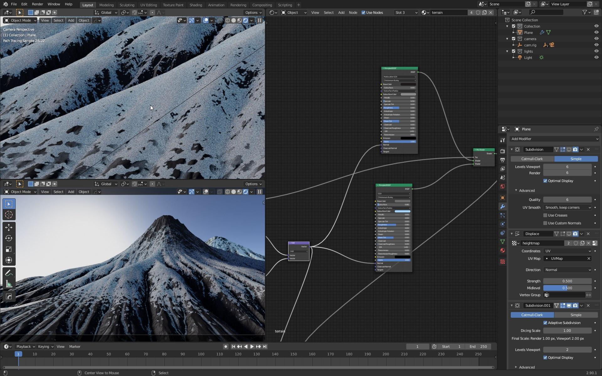 Jagged bumps on EEVEE render in blender 2.9 Materials and Textures