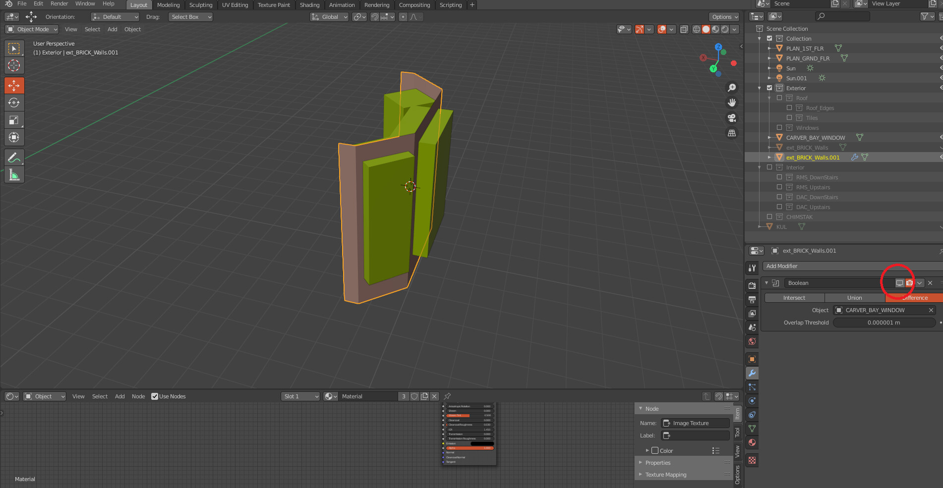 How to make blender stop treating a nonsolid object as solid? Basics