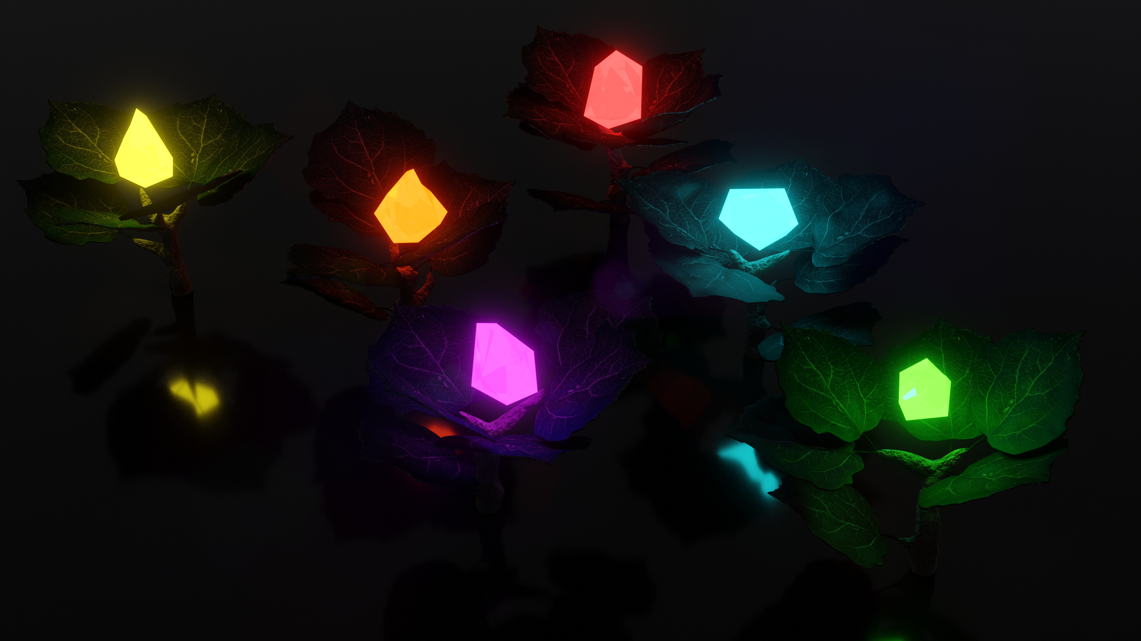 Crystal Flowers Finished Projects Blender Artists Community