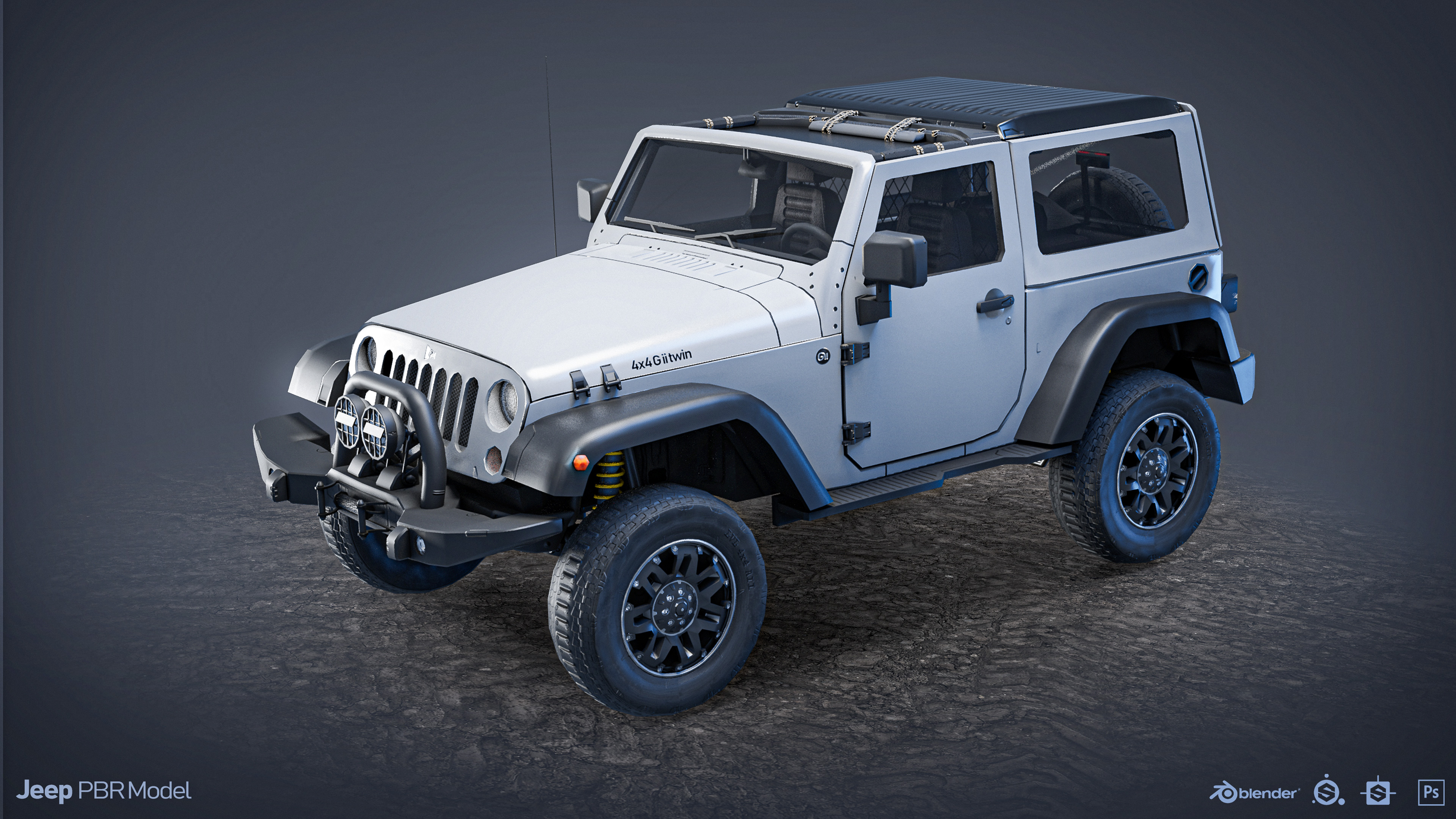 Jeep PBR model Finished Projects Blender Artists Community