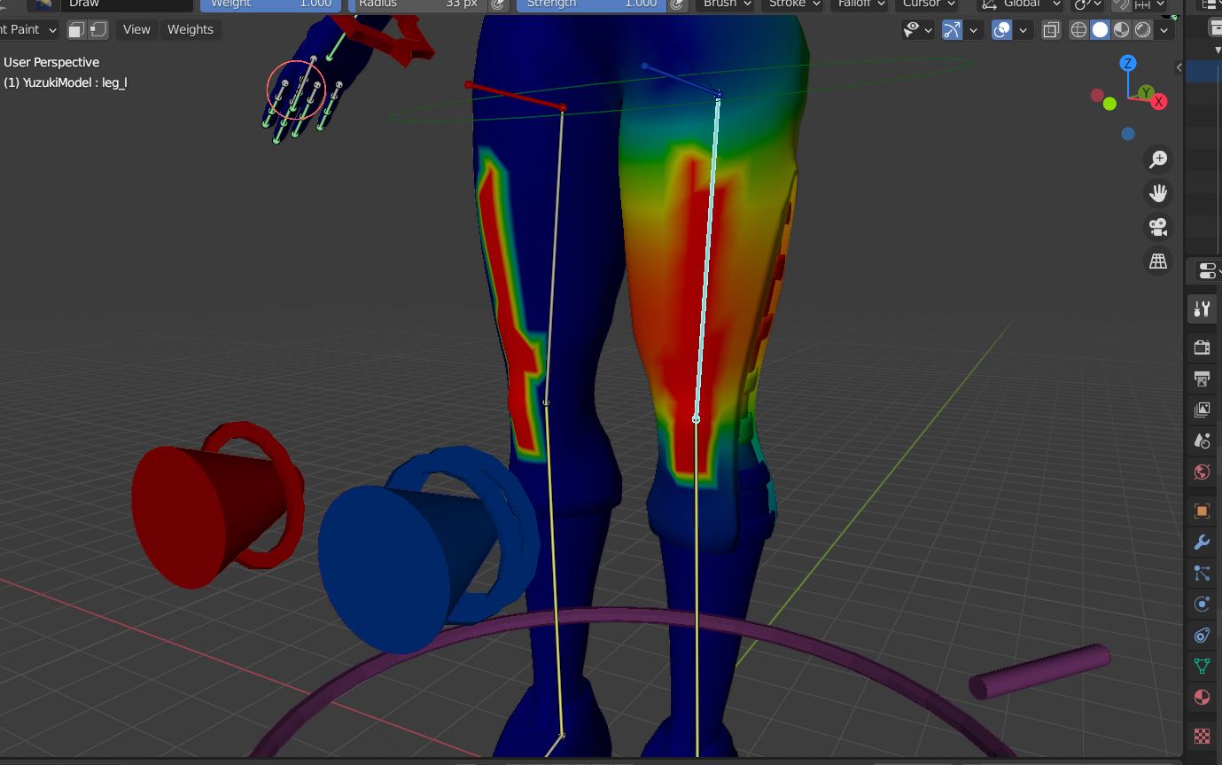 Paint Weights Mirroring Same Weights Animation and Rigging Blender Artists Community