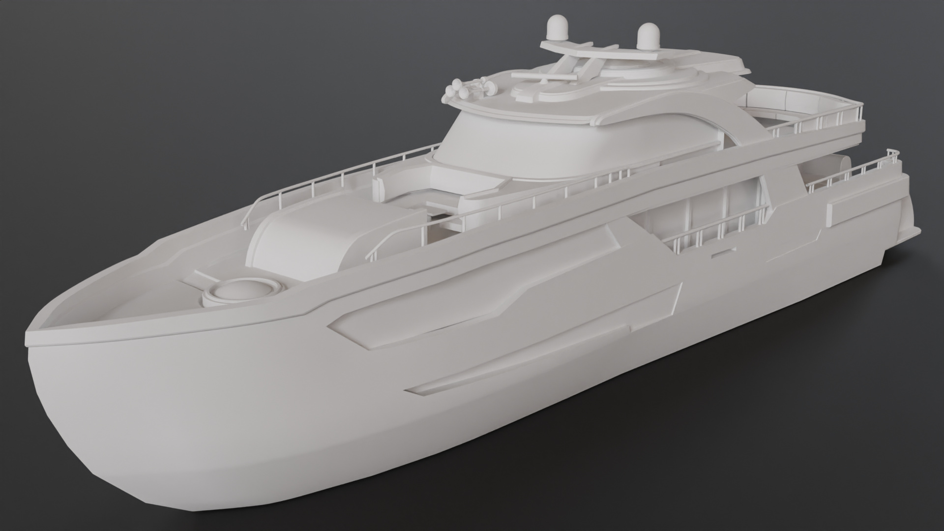 Yacht on the sea Works in Progress Blender Artists Community