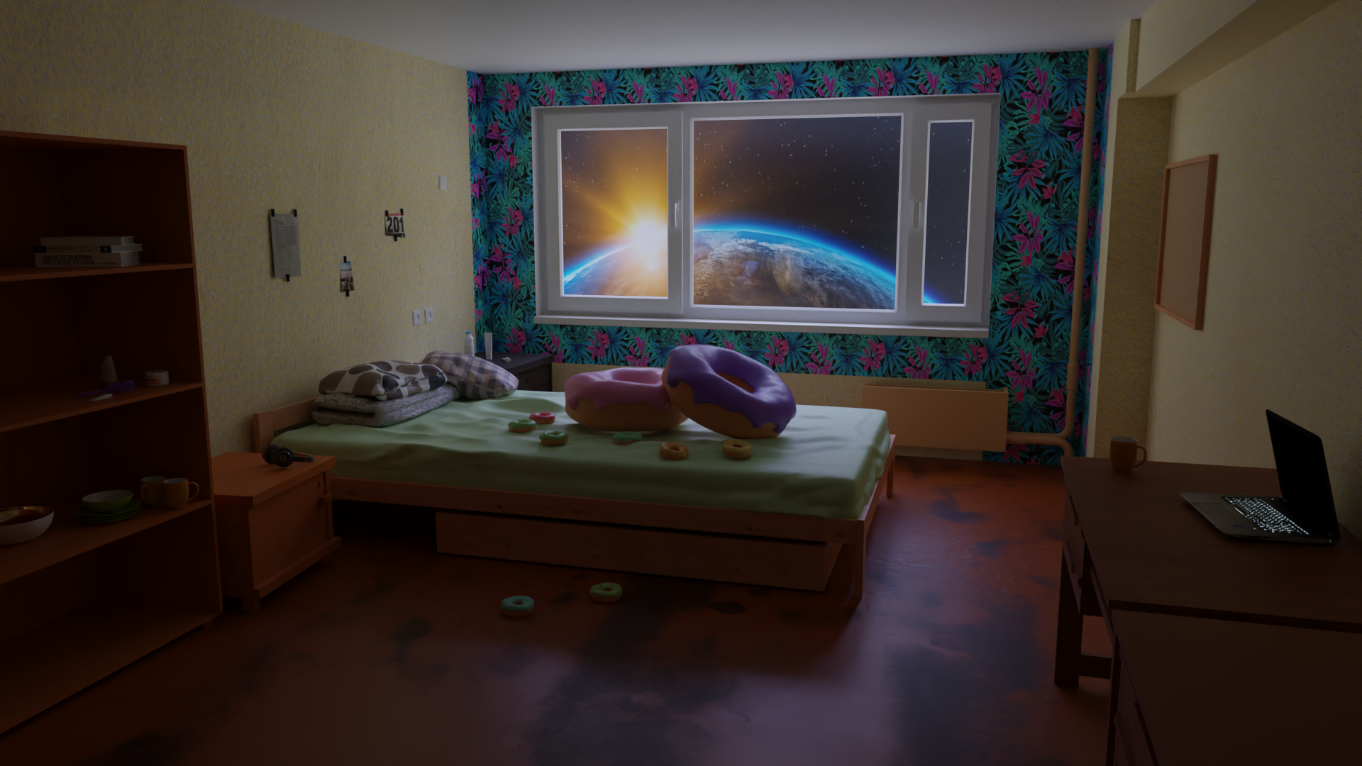 Dorm room Finished Projects Blender Artists Community