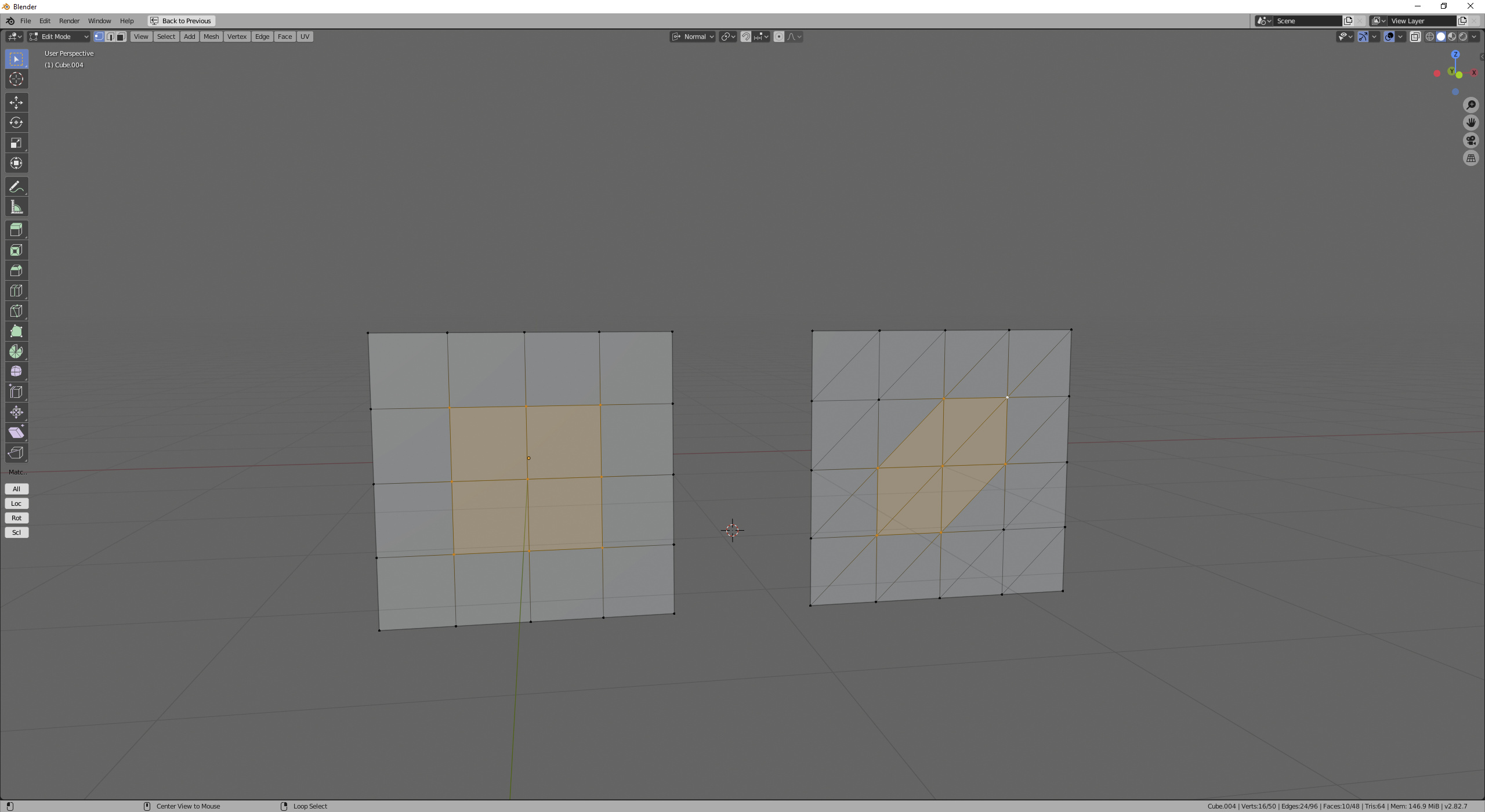 Animation? Work in Quads then Convert to Tris prior to rendering