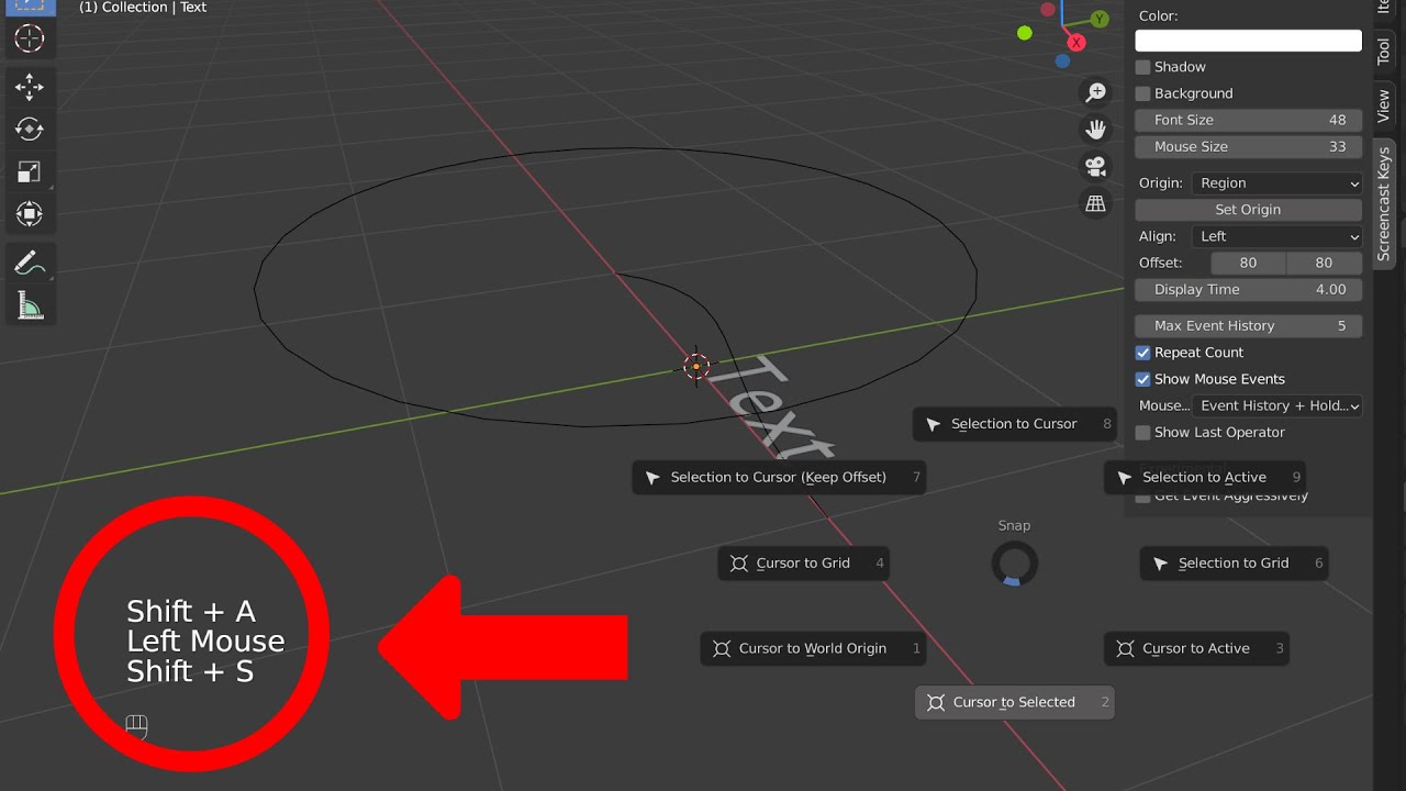 Screencast Keys Addon Tutorial (Blender 2.91) Tutorials, Tips and
