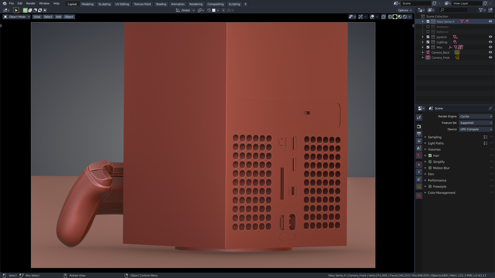 Blender 2.8 Xbox Series X 3D Design Modeling & Rendering. (With