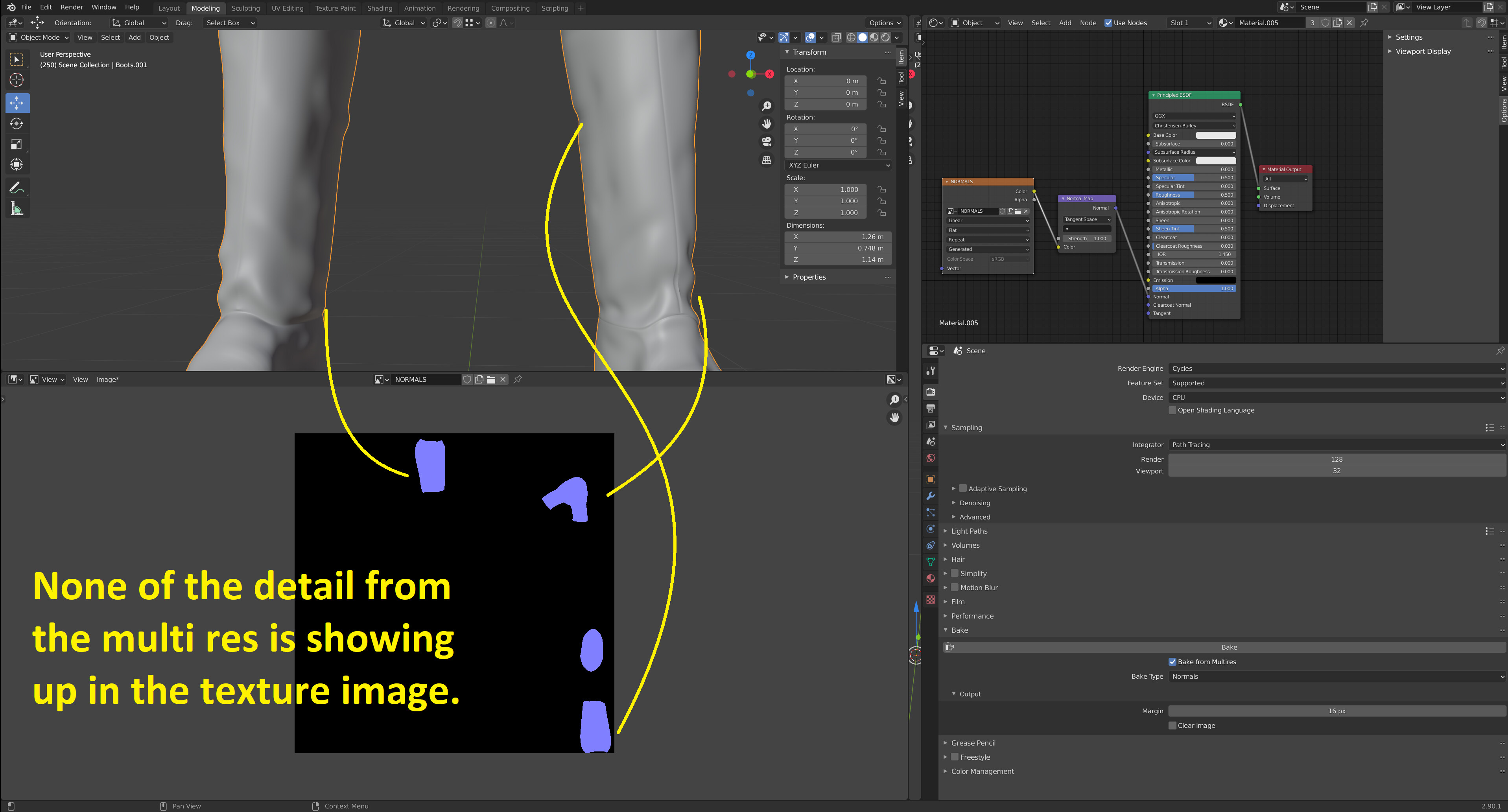 Baking Normals from Multires Materials and Textures Blender Artists