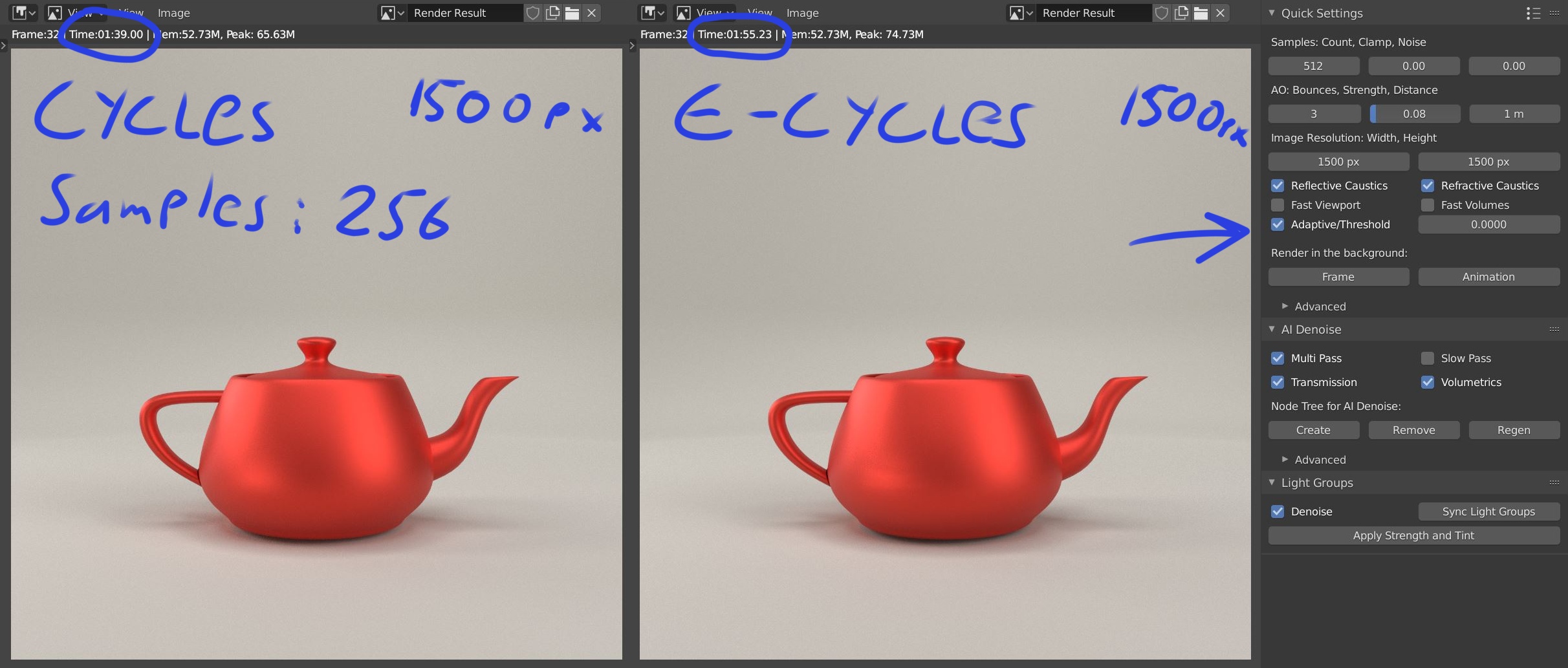 ECycles The fastest render engine for Blender. 3.2 release available