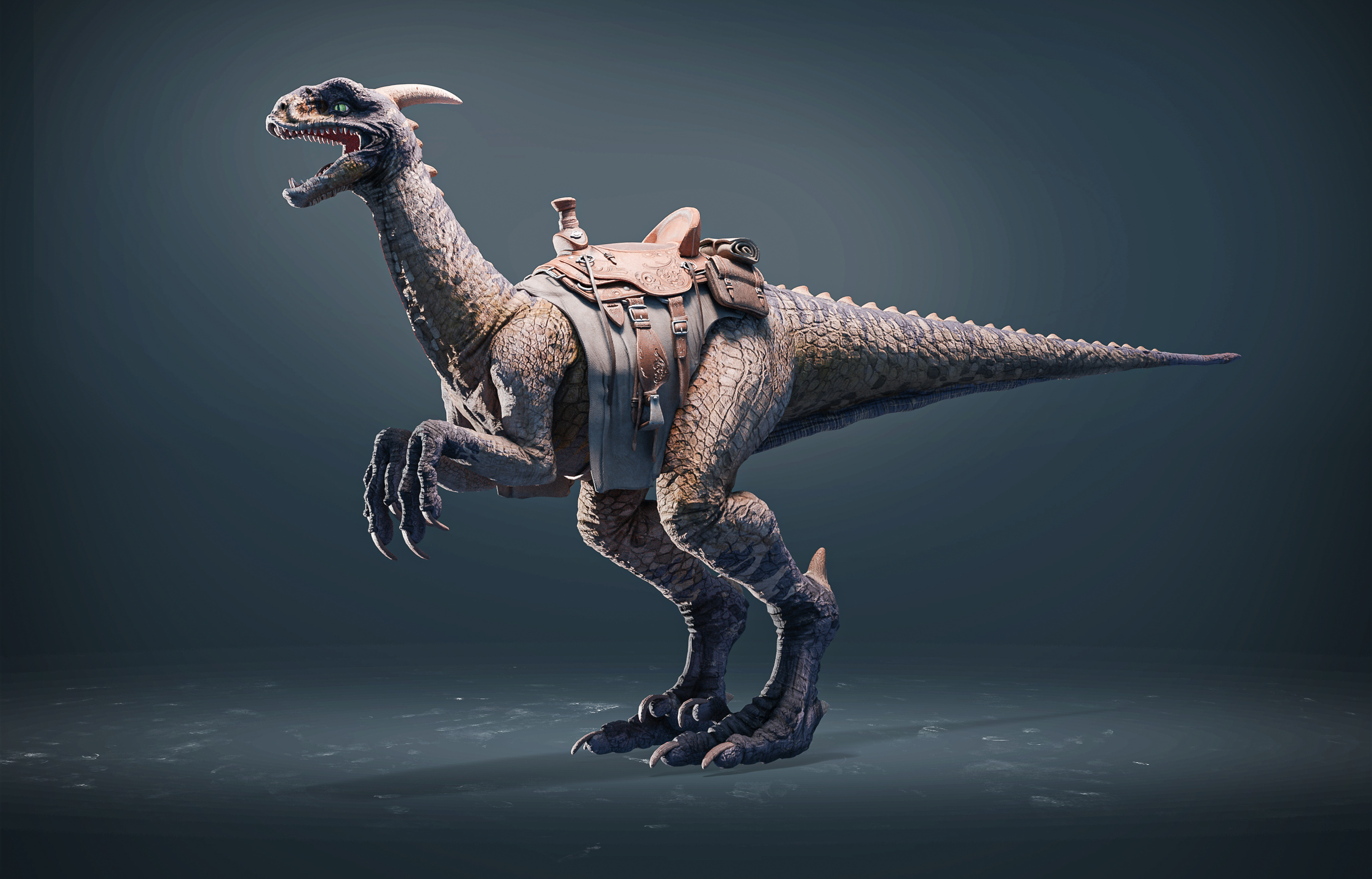 Dinosaur 3d Model (PBR textured) Finished Projects Blender Artists