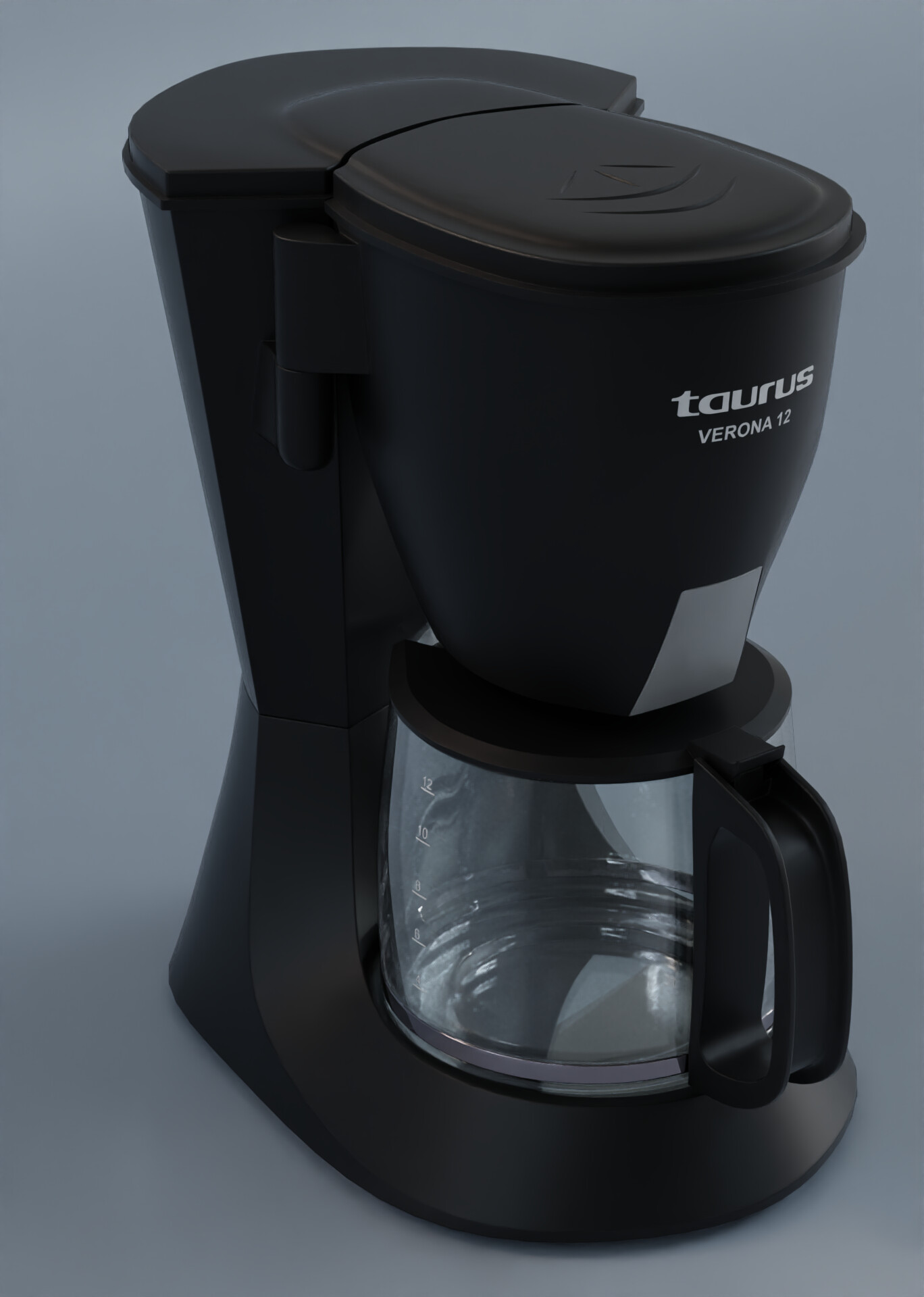 Coffee maker, Blender 2.83, Cycles 32 samples and AI denoiser