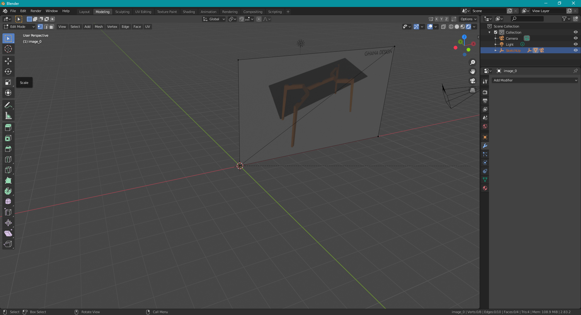 Importing .dae files from sketchup (Mine seems broken) Modeling