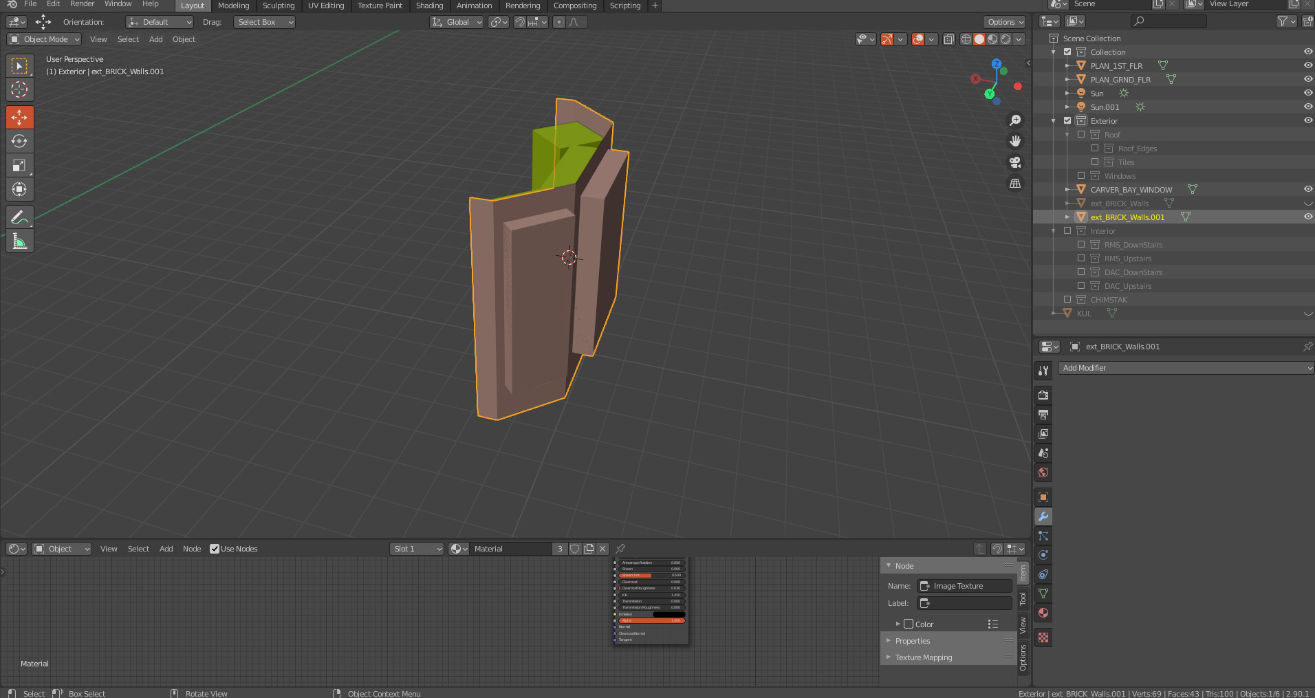 How to make blender stop treating a nonsolid object as solid? Basics