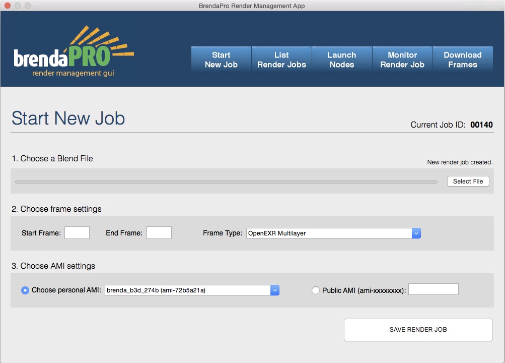 Front End GUI Job Manager App for Brenda in Development! BlenderNation