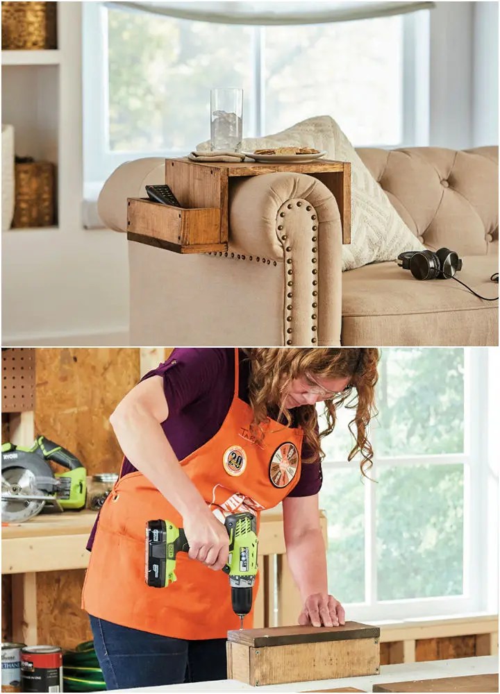 25 DIY Sofa Table Plans to Build your own Behind Couch Table