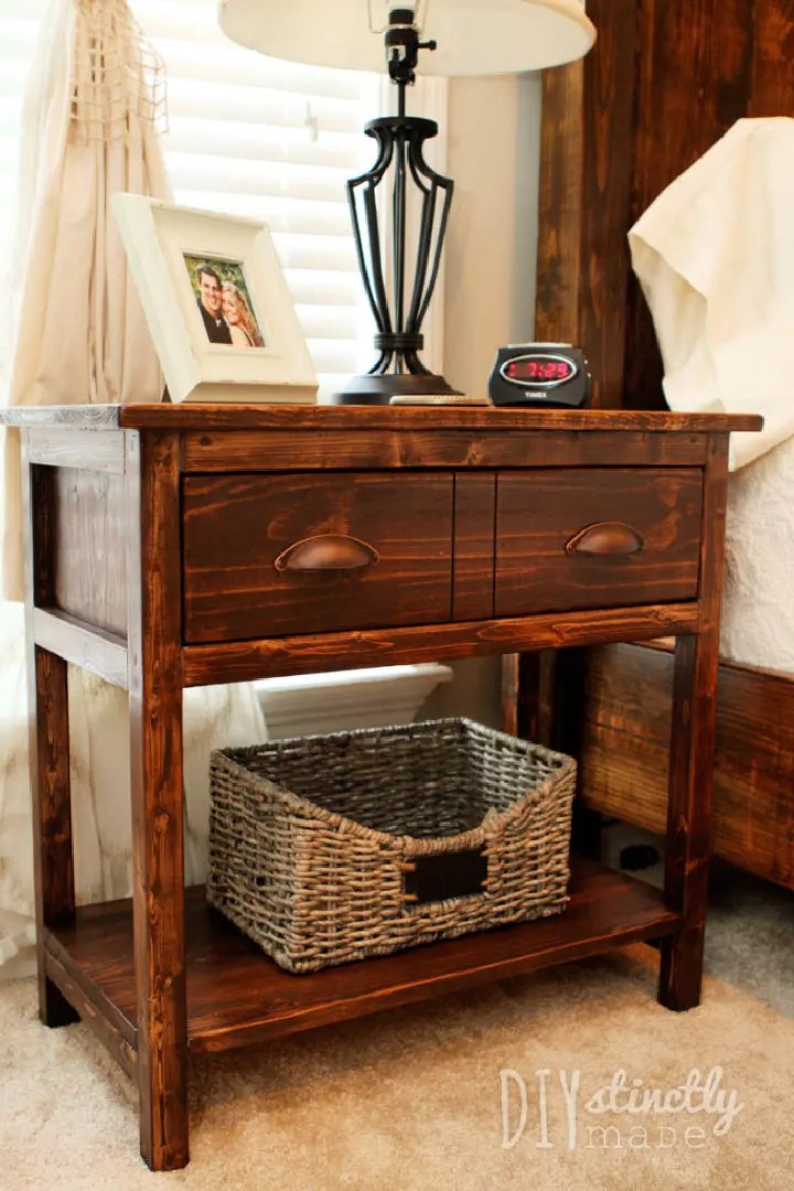 25 Cheap DIY Bedside Table Plans and Ideas Blitsy