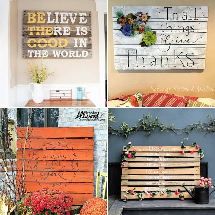 40 Wood Pallet Sign Ideas You Can DIY Blitsy