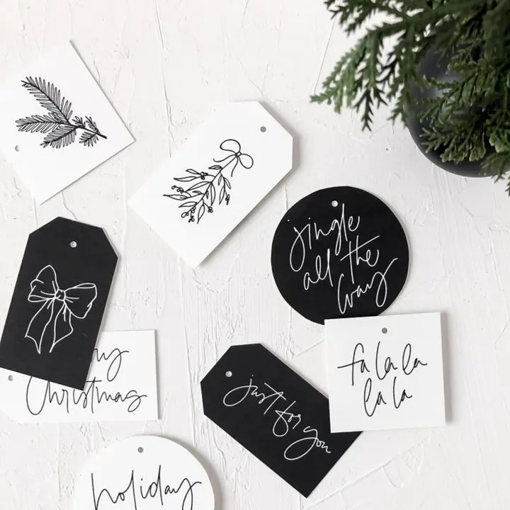 25 Free Printable Gift Tags with DIY Templates - Blitsy