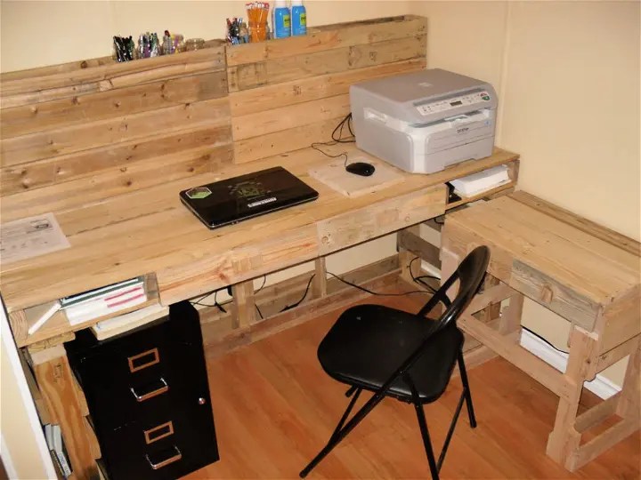 40 DIY Wood Pallet Desk Ideas with Free Plans Blitsy