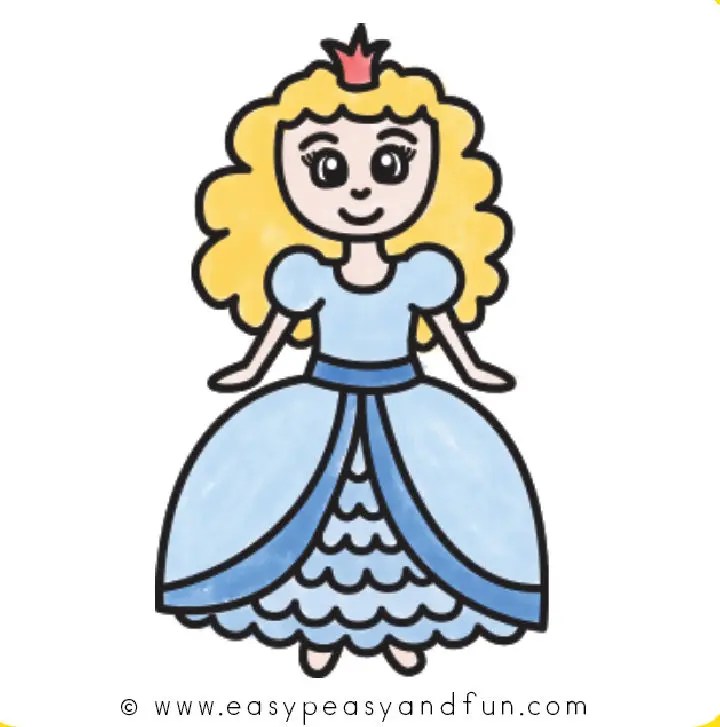 25 Easy Princess Drawing Ideas How to Draw a Princess