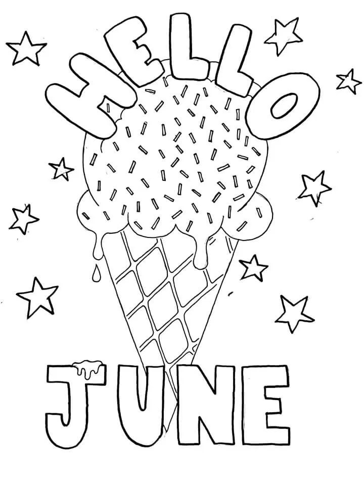 15 Free June Coloring Pages for Kids and Adults Blitsy