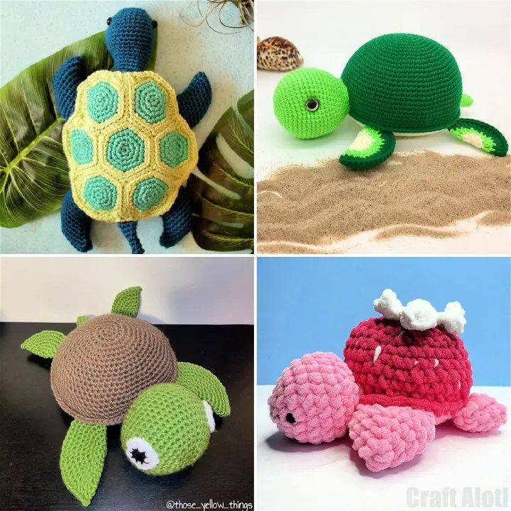 25 Free Crochet Turtle Patterns (Amigurumi Pattern)