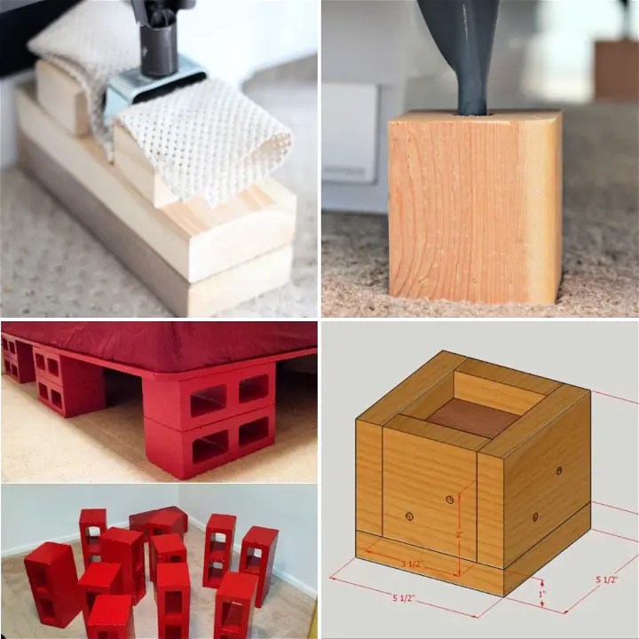 15 Easy DIY Bed Risers to Make Blitsy