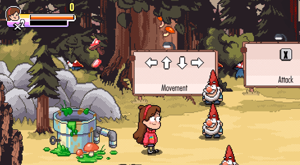 It's christmas eve and the evil pigsaw will force dipper and mabel to play his malevolent game, forcing them to return to gravity falls to overcome dangerous challenges. Gravity Falls browser game / Boing Boing