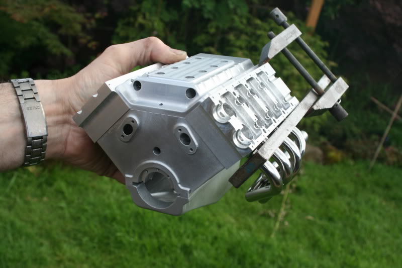 Scratchbuilt, thoroughly documented, working 1/4 scale V8