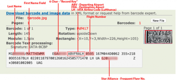 What the barcode on your discarded boardingpass reveals