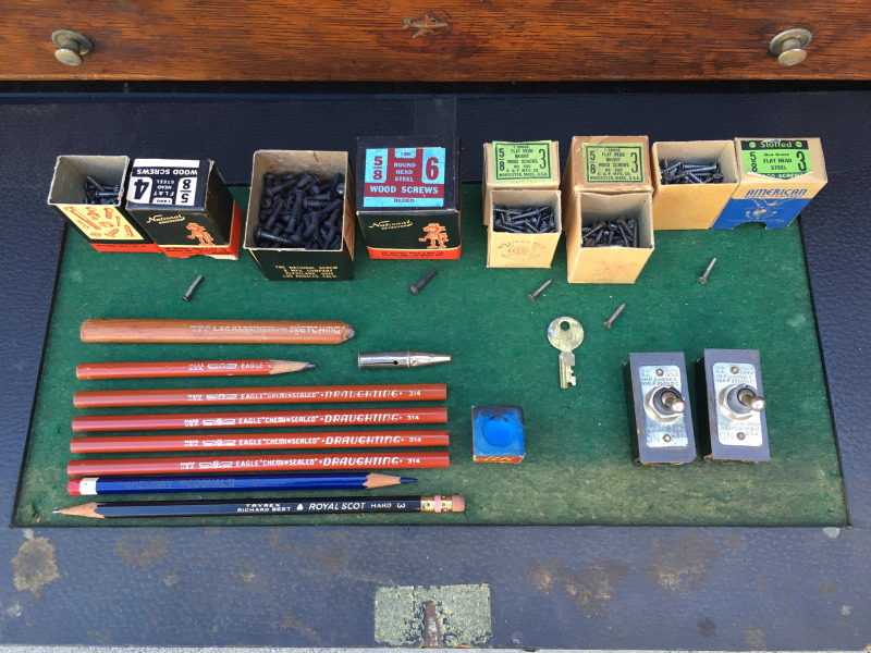 Inventorying a 5 garage sale score Mattias