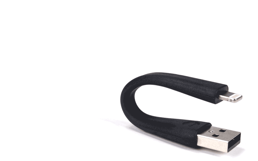 Great short flexible USBtoLightning cable / Boing Boing