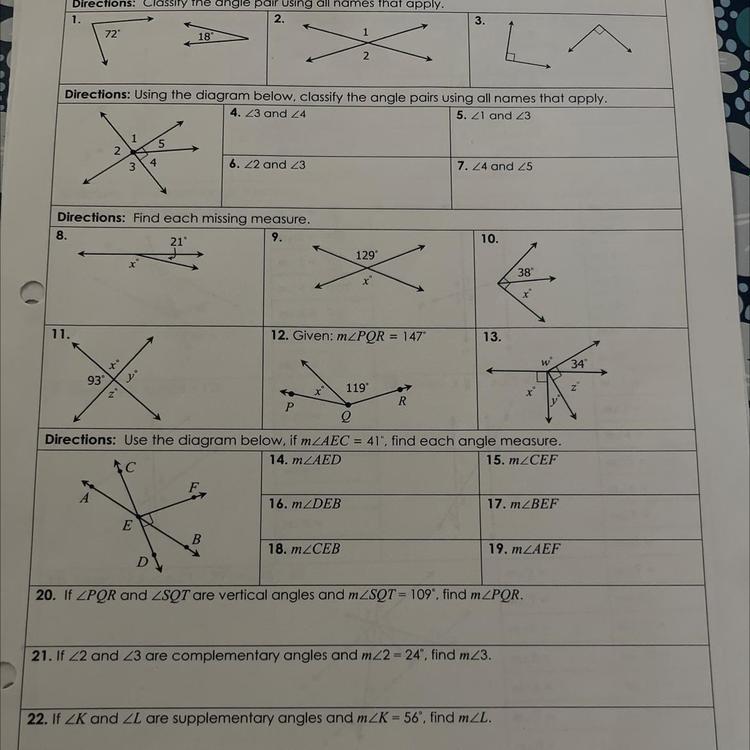 [FREE] Gina Wilson Unit 7 Homework 2 . answers for all please